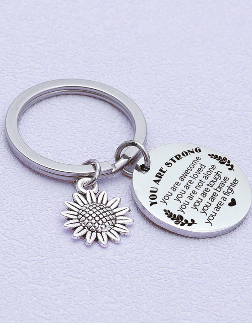 Load image into Gallery viewer, ASANHAO Get Well Soon Keychain Cancer Survivor Support Gift 1.18″
