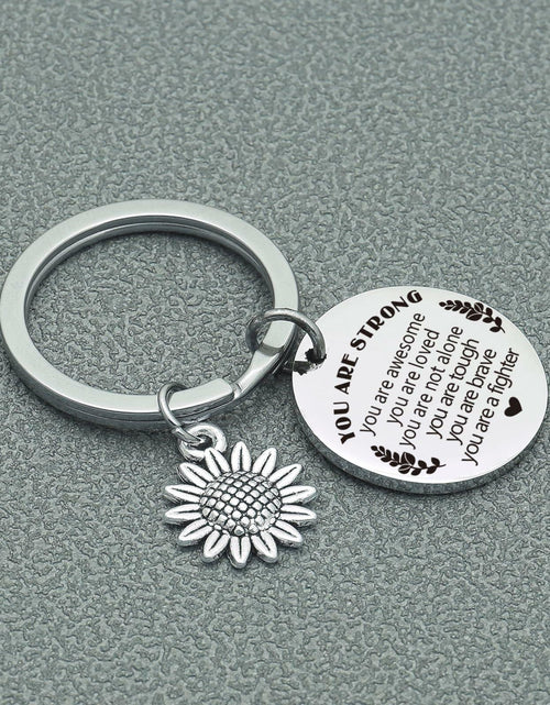 Load image into Gallery viewer, ASANHAO Get Well Soon Keychain Cancer Survivor Support Gift 1.18″
