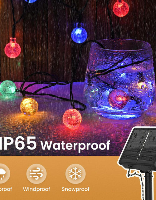 Load image into Gallery viewer, DomiHue Solar Lights Outdoor Waterproof 60LED 36ft String Lights Multicolor
