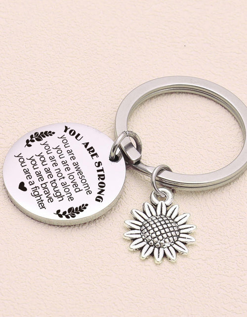 Load image into Gallery viewer, ASANHAO Get Well Soon Keychain Cancer Survivor Support Gift 1.18″
