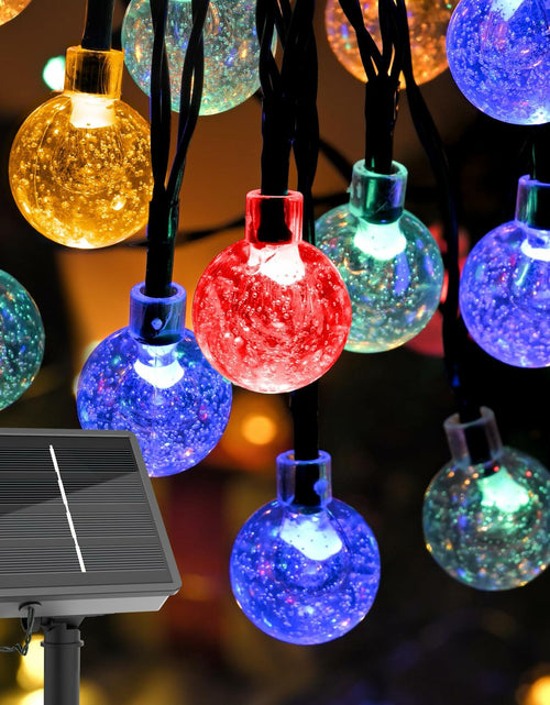 Load image into Gallery viewer, DomiHue Solar Lights Outdoor Waterproof 60LED 36ft String Lights Multicolor
