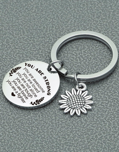 Load image into Gallery viewer, ASANHAO Get Well Soon Keychain Cancer Survivor Support Gift 1.18″
