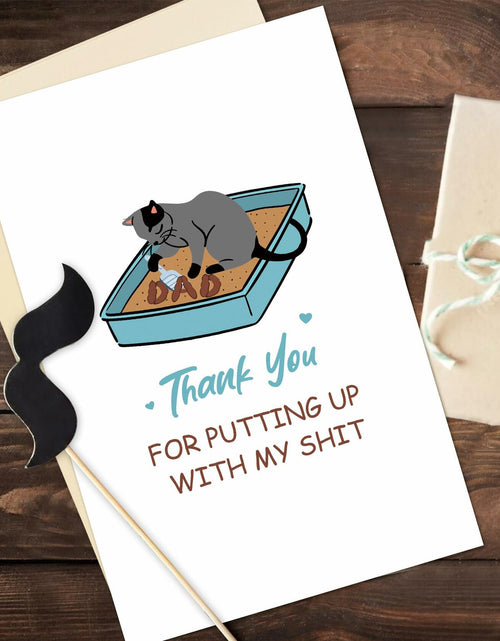 Load image into Gallery viewer, Heyshoo Wrestling Father's Day Card Cute Slammin' Gift Colorful Cartoon
