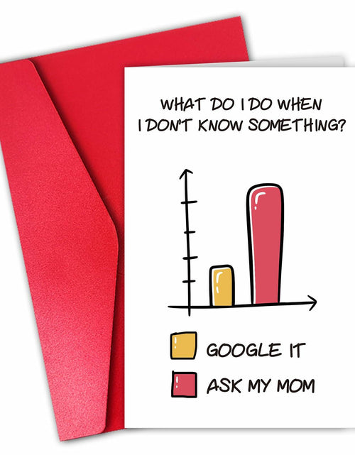 Load image into Gallery viewer, CSMOSJgreetings Funny Mothers Day Card for Mom from Son Daughter Color #13
