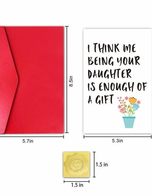 Load image into Gallery viewer, CSMOSJgreetings Mothers Day Card from Daughter Cheeky Gift Color #1
