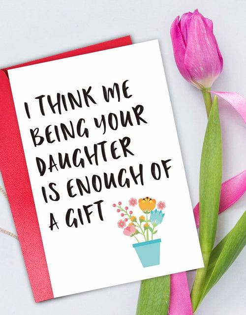 Load image into Gallery viewer, CSMOSJgreetings Mothers Day Card from Daughter Cheeky Gift Color #1

