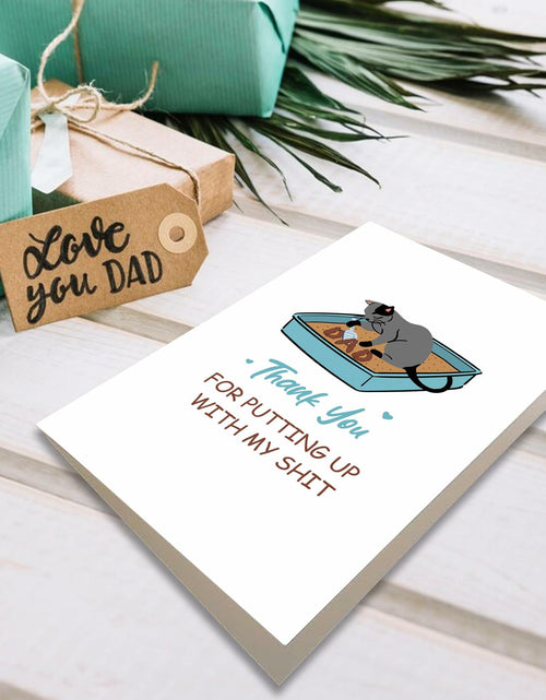 Load image into Gallery viewer, Heyshoo Wrestling Father's Day Card Cute Slammin' Gift Colorful Cartoon
