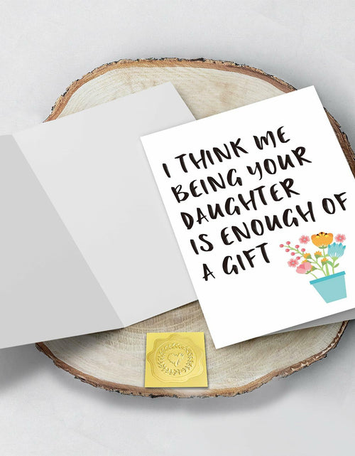 Load image into Gallery viewer, CSMOSJgreetings Mothers Day Card from Daughter Cheeky Gift Color #1
