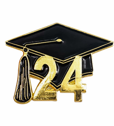 GraduationMall 2024 Graduation Cap Lapel Pin Souvenir Badge 1 Piece