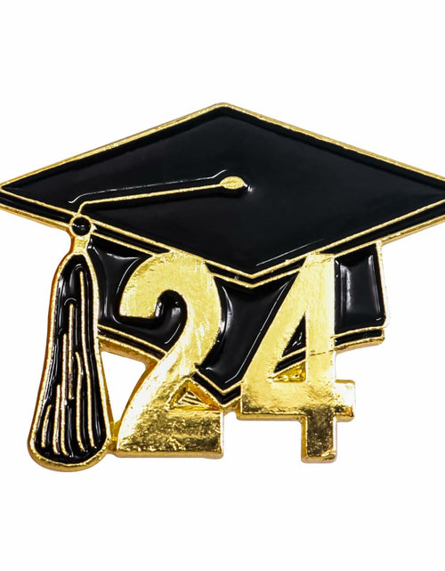 Load image into Gallery viewer, GraduationMall 2024 Graduation Cap Lapel Pin Souvenir Badge 1 Piece
