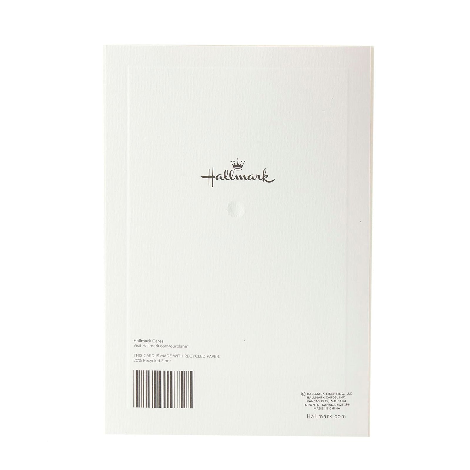 Hallmark Wedding Card Mr. & Mrs. Elegant Design with Envelope