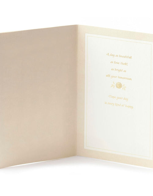 Load image into Gallery viewer, Hallmark Wedding Card Mr. &amp; Mrs. Elegant Design with Envelope
