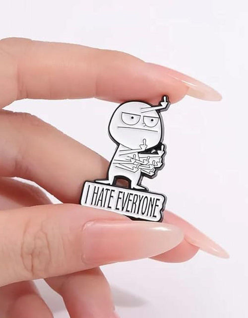Load image into Gallery viewer, XMTYQ Funny Sarcastic Enamel Pins Set 5pcs Humor Brooch Collection
