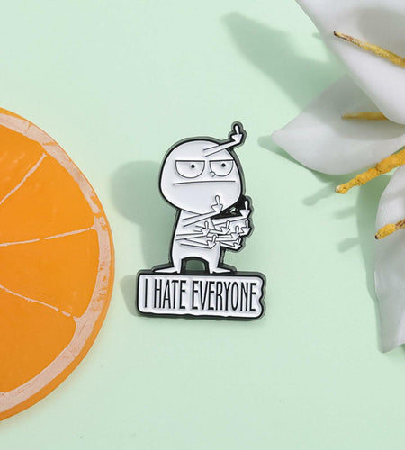 XMTYQ Funny Sarcastic Enamel Pins Set 5pcs Humor Brooch Collection