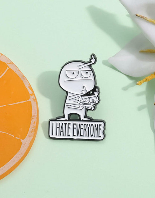 Load image into Gallery viewer, XMTYQ Funny Sarcastic Enamel Pins Set 5pcs Humor Brooch Collection
