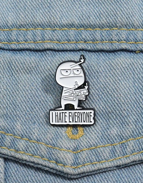 Load image into Gallery viewer, XMTYQ Funny Sarcastic Enamel Pins Set 5pcs Humor Brooch Collection
