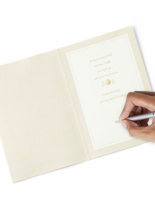 Load image into Gallery viewer, Hallmark Wedding Card Mr. &amp; Mrs. Elegant Design with Envelope
