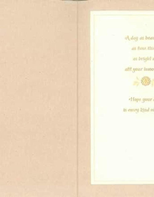 Load image into Gallery viewer, Hallmark Wedding Card Mr. &amp; Mrs. Elegant Design with Envelope

