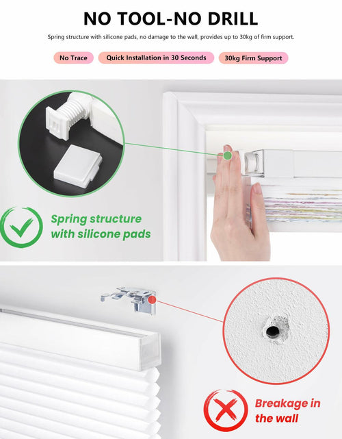 Load image into Gallery viewer, LazBlinds Cordless Cellular Shades Honeycomb 40x64 Colorful Butterflies
