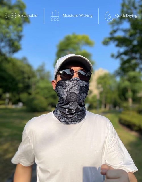 Load image into Gallery viewer, CycleZT Skull Neck Gaiter Mask Motorcycle Riding Fishing Cigar Skull One Size

