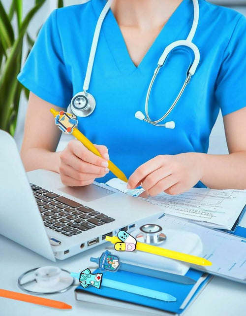 Load image into Gallery viewer, BAISDY 10pcs Nurse Pens Cute Nursing Student Essentials Black Ink
