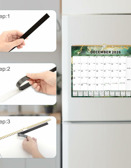 Load image into Gallery viewer, EYROZILL 2025-2026 Wall Calendar 17x22 Large Monthly Vertical 18 Month
