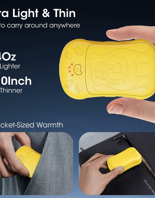 Load image into Gallery viewer, OLV Rechargeable Hand Warmers 2 Pack 6000mAh Magnetic 18Hrs Portable Heater
