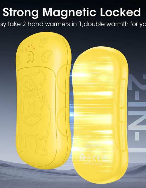 Load image into Gallery viewer, OLV Rechargeable Hand Warmers 2 Pack 6000mAh Magnetic 18Hrs Portable Heater
