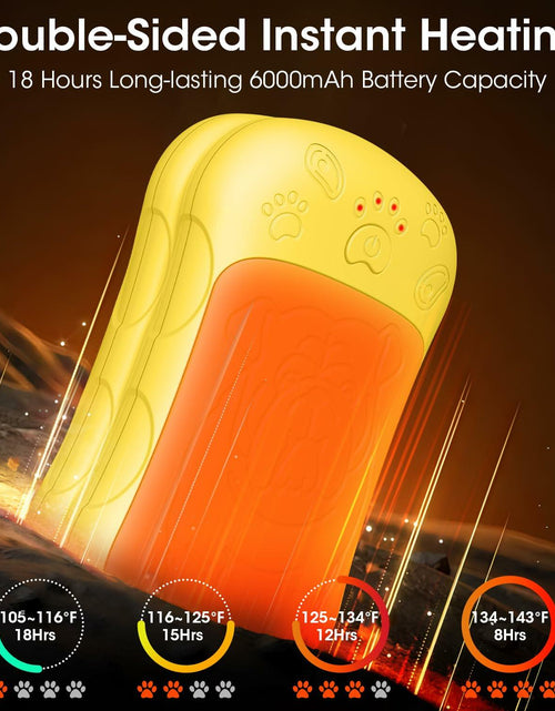 Load image into Gallery viewer, OLV Rechargeable Hand Warmers 2 Pack 6000mAh Magnetic 18Hrs Portable Heater
