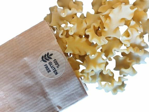 Load image into Gallery viewer, Kraft Gluten Free Food Stickers Small 500 Units Adhesive Labels

