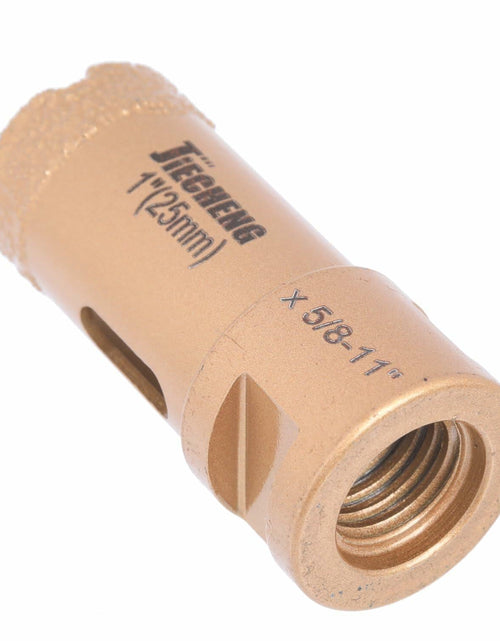 Load image into Gallery viewer, JIECHENG 1" Diamond Hole Saw 25mm Gold for Granite Quartzite Marble Concrete
