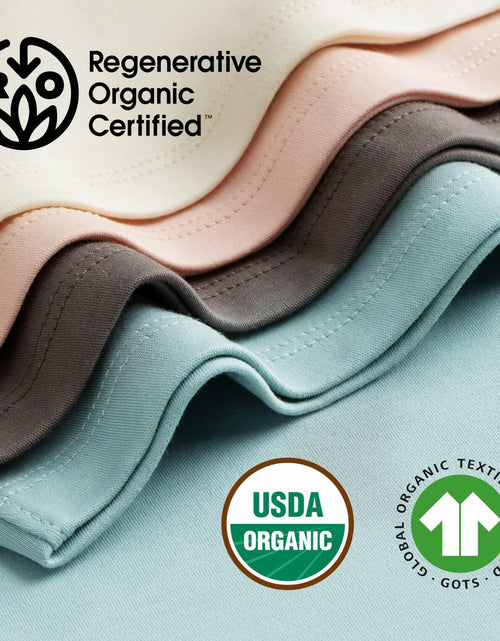 Load image into Gallery viewer, MON CHOU Organic Cotton Burp Cloths Baby 20x9.5 Meadow Cocoa
