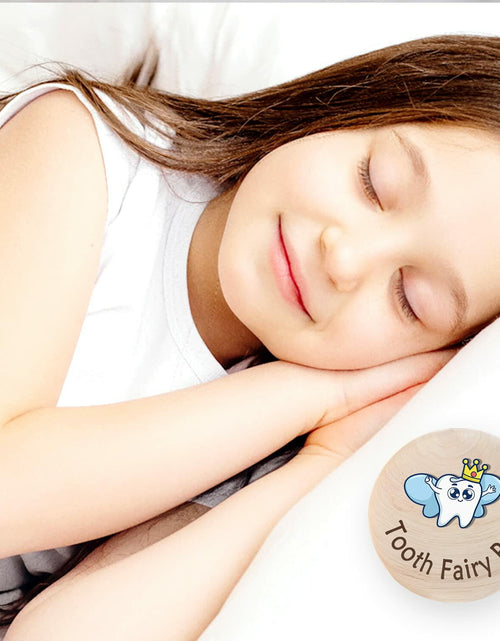 Load image into Gallery viewer, Azbuk Tooth Fairy Box Wooden Wings 3D Tooth Storage Kids Boys Girls Color 004
