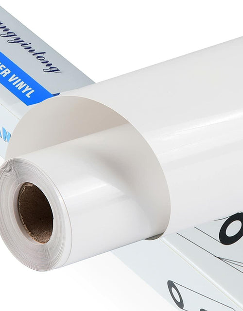 Load image into Gallery viewer, [Like New] Guangyintong Heat Transfer Vinyl Roll 12" x 40ft Glossy White HTV for T-Shirts
