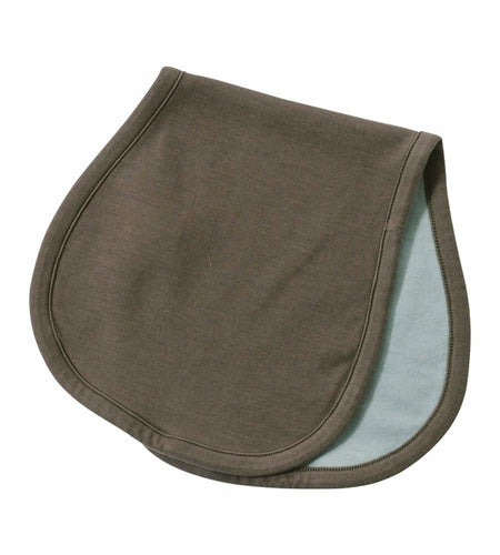 MON CHOU Organic Cotton Burp Cloths Baby 20x9.5 Meadow Cocoa