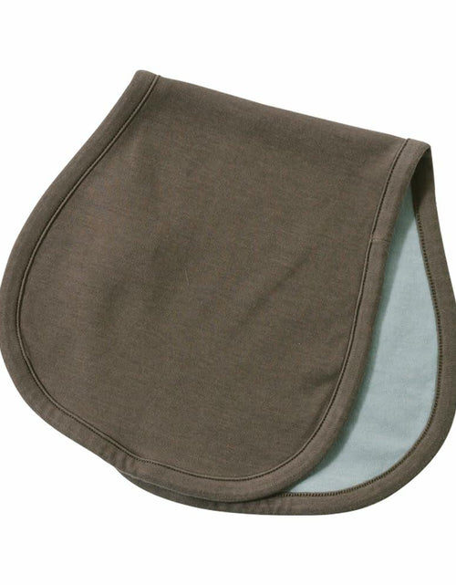 Load image into Gallery viewer, MON CHOU Organic Cotton Burp Cloths Baby 20x9.5 Meadow Cocoa
