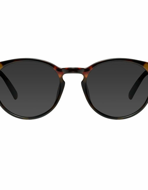 Load image into Gallery viewer, mosanana Polarized Round Sunglasses Small Tortoise Grey Casual Women MS52361
