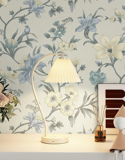 Load image into Gallery viewer, Hopepak Green Floral Peel and Stick Wallpaper 16.1x394 inch Vinyl Modern
