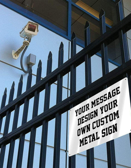 Load image into Gallery viewer, Eletina Street Sign Liability Swimming Pool Warning Aluminum Metal 8x8 Inch
