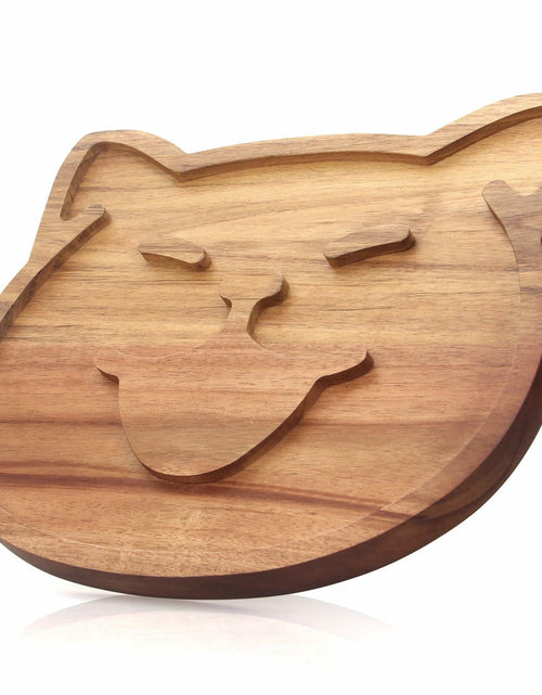 Load image into Gallery viewer, Renawe Decorative Acacia Wood Cheese Plate Serving Tray Large Solid Wood
