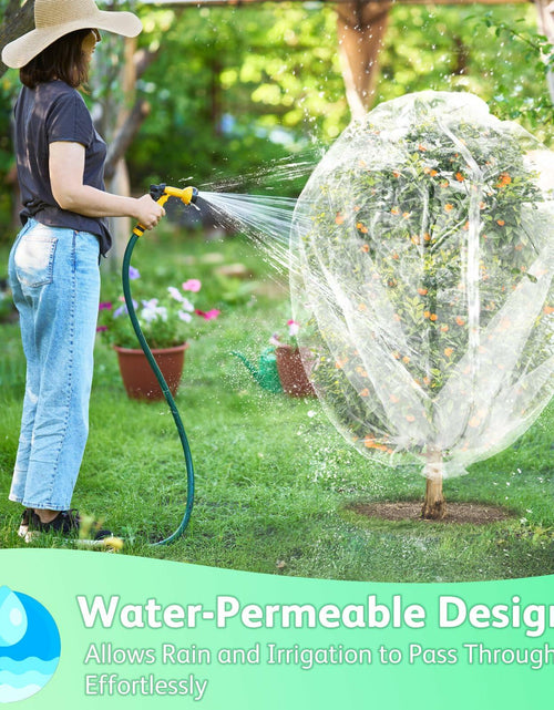 Load image into Gallery viewer, JOJOLEE Fruit Tree Netting Garden Protection 7.8x7.8FT White 2Pcs
