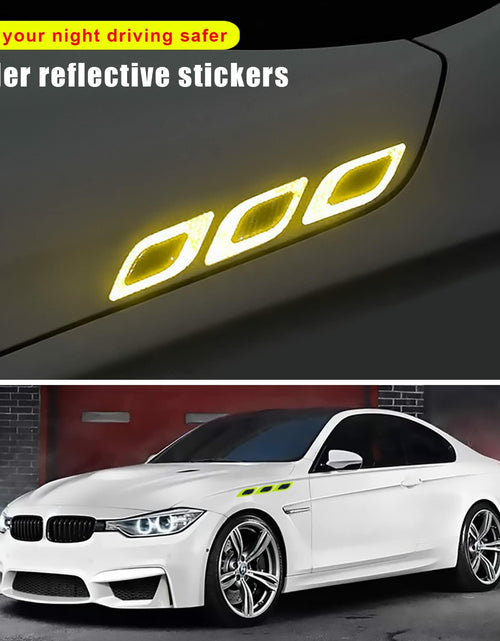 Load image into Gallery viewer, 3D Strong Reflective Car Fender Trunk Wheel Tire Rim Stickers Diamond Grade

