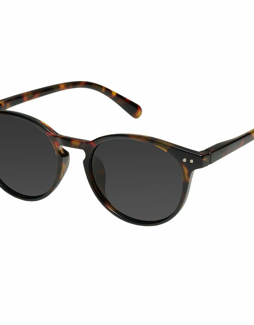 Load image into Gallery viewer, mosanana Polarized Round Sunglasses Small Tortoise Grey Casual Women MS52361
