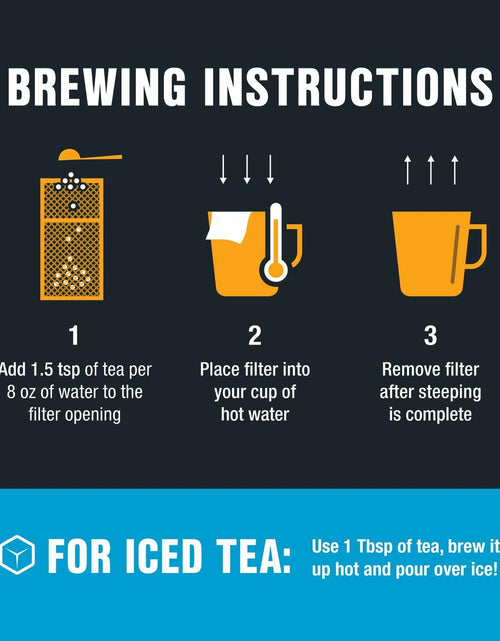 Load image into Gallery viewer, Tiesta Tea Loose Leaf Disposable Infuser Filters Unbleached Paper 100ct Yellow
