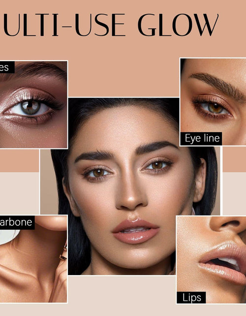 Load image into Gallery viewer, awrose Cream Eyeshadow Stick Waterproof Glitter Shimmer Eye Brightener 1oz
