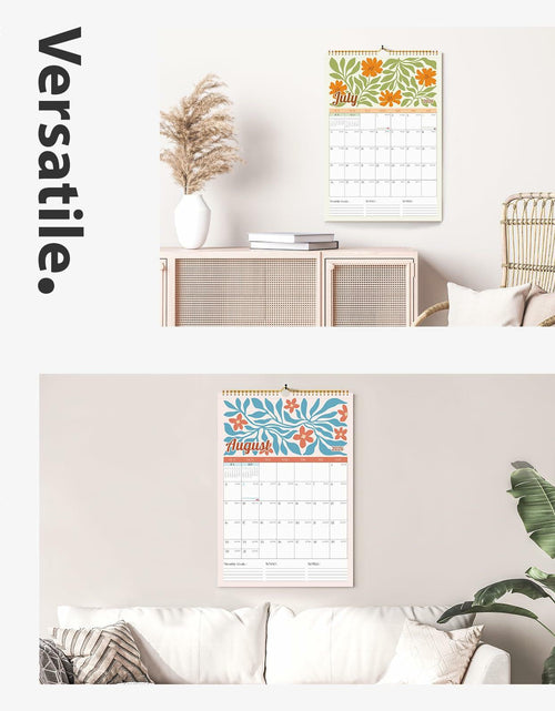 Load image into Gallery viewer, EYROZILL 2025 Wall Calendar Planner Spiral Bound 12x17 Marble Jul25-Dec26
