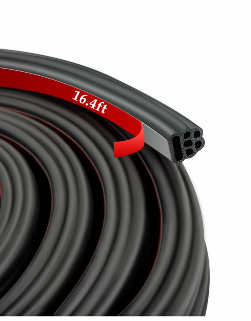 Load image into Gallery viewer, CXCCOI 16.4Ft Automotive Weather Stripping Car Door Seal Strip Black
