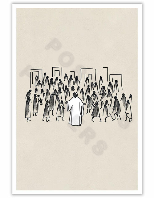 Load image into Gallery viewer, ZETCGSH Vintage Jesus Canvas Wall Art Poster 12x16 in Unframed
