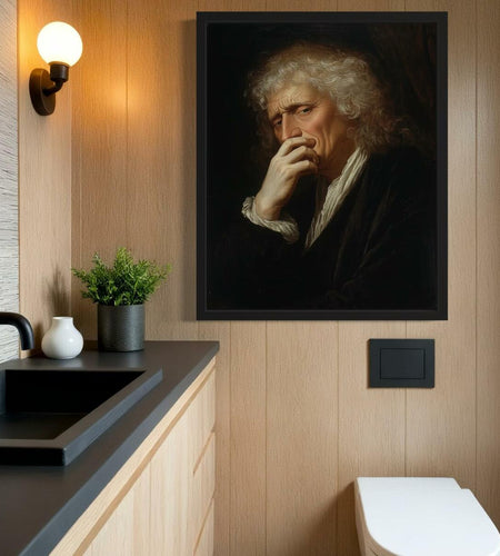 aj decor Isaac Newton Bathroom Wall Art Print Poster 8x10 inches Unframed