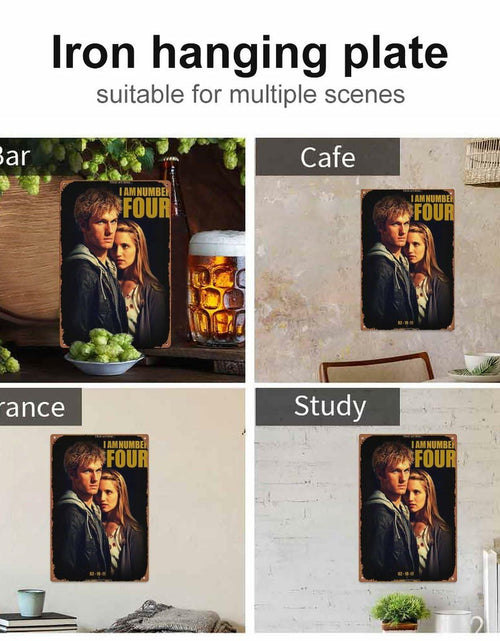 Load image into Gallery viewer, IEITB I Am Number Four Metal Tin Sign Vintage Wall Art 8x12 Inches
